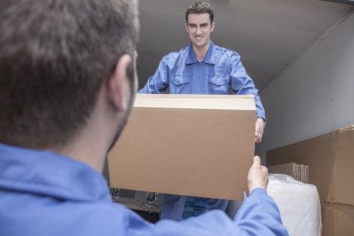 Local house removals team preparing to move a home in Removalservices