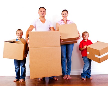 Moving van ready for a local home removal in Removalservices