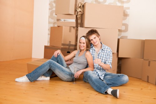 Professional packing of household items for a local move in Removalservices