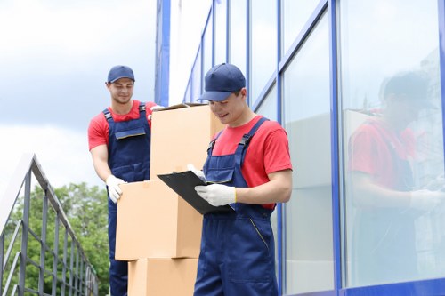 Moving truck ready for a local home removal in Removalservices
