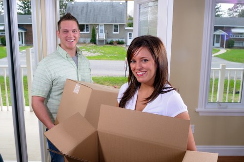 Local removals team handling residential move in Removalservices