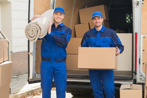 Removal van ready for a local house move in Removalservices