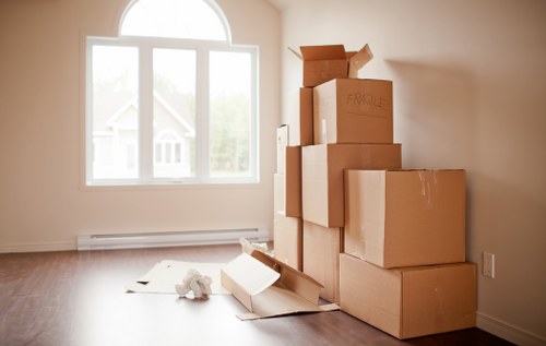 Removal truck ready for a local house move in Removalservices