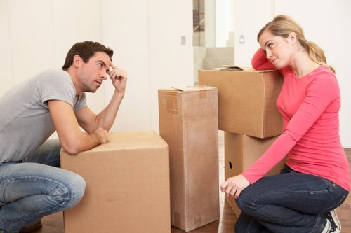 Truck hire service prepared for loading furniture and boxes