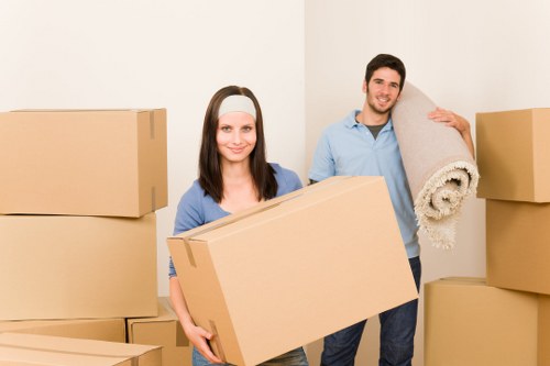 Local movers preparing a residential move in Removalservices