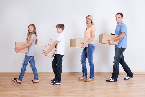 Example of household items prepared for a removal quote