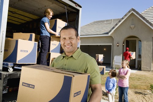 A local moving truck used for flat and office relocations