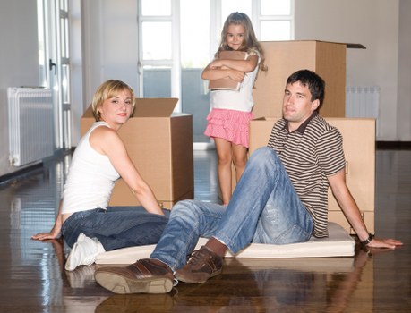 Local removals team handling residential and office move items